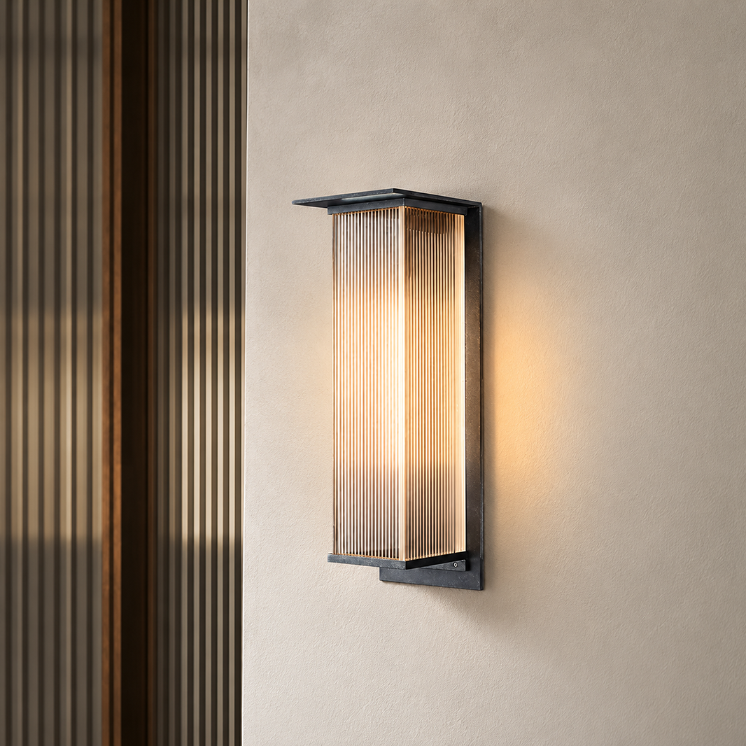 Oleron Box Outdoor Wall Lamp