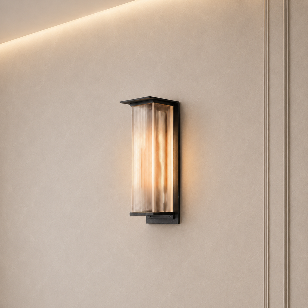 Oleron Box Outdoor Wall Lamp