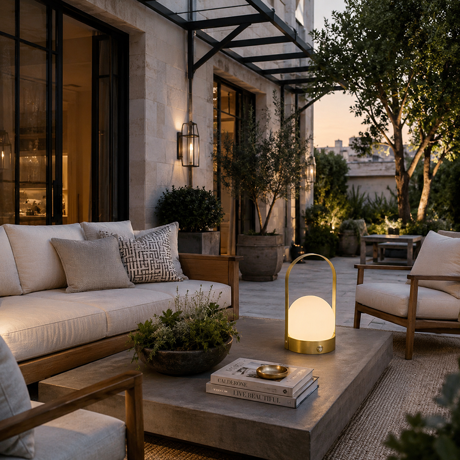 Carrie Built-in Battery Table Lamp